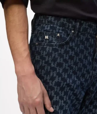 All-over Monogram jeans