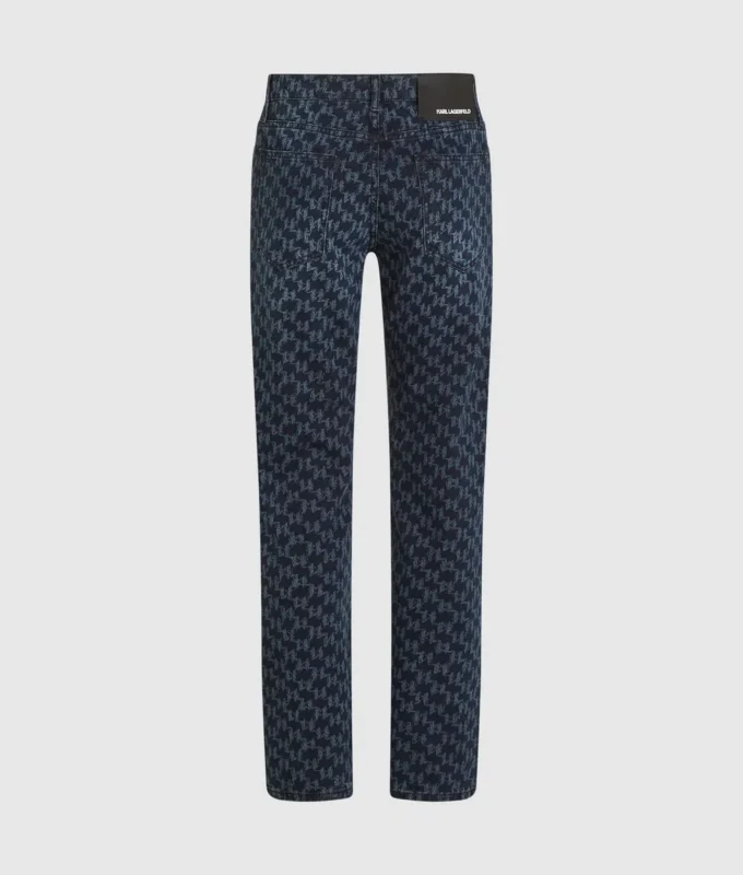 All-over Monogram jeans