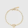 Armband met hartvormig bedeltje