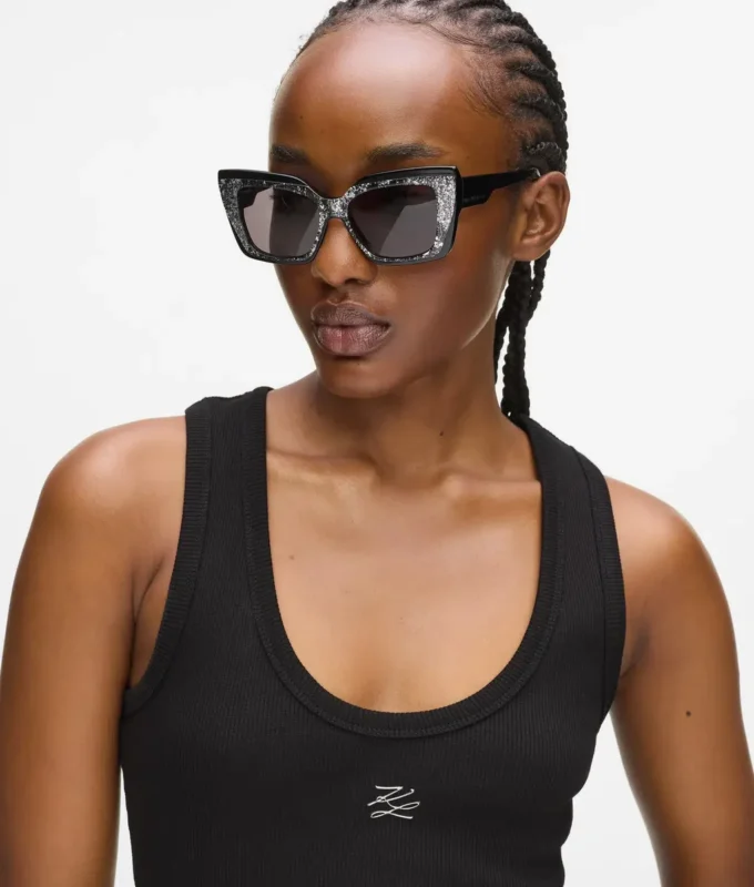 Autograph geribde tanktop