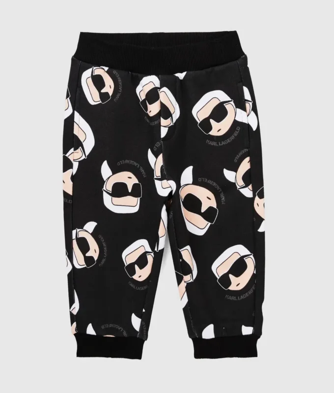 Baby Ikon joggingbroek met all-over print