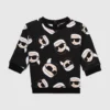 Baby Ikon sweatshirt met all-over print
