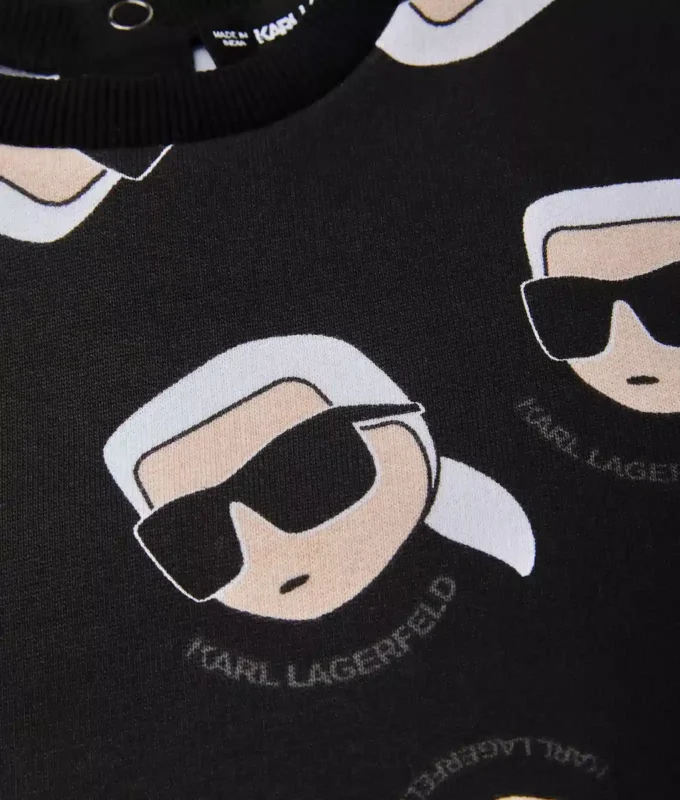 Baby Ikon sweatshirt met all-over print