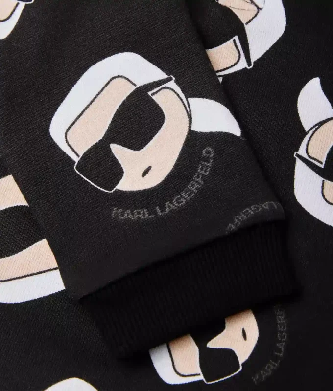 Baby Ikon sweatshirt met all-over print