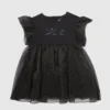 Babyjurkje van mesh met strass
