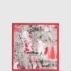 Bandana-sjaal met graffitiprint