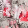 Bandana-sjaal met graffitiprint