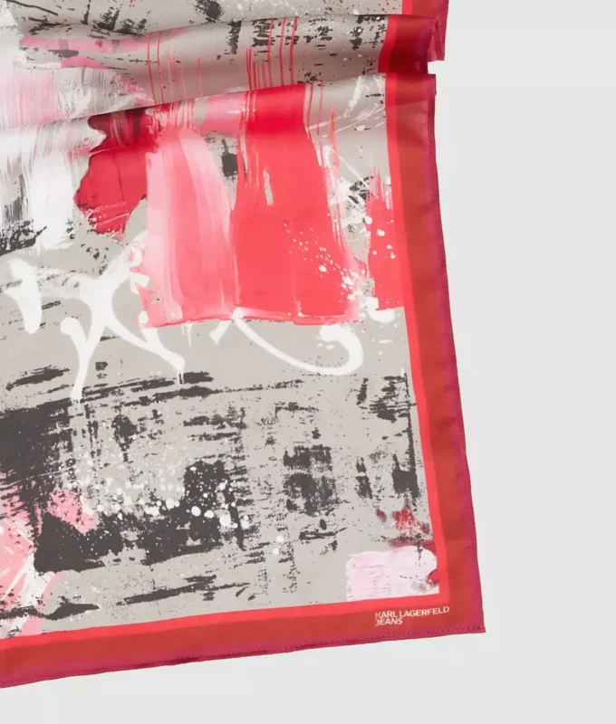 Bandana-sjaal met graffitiprint