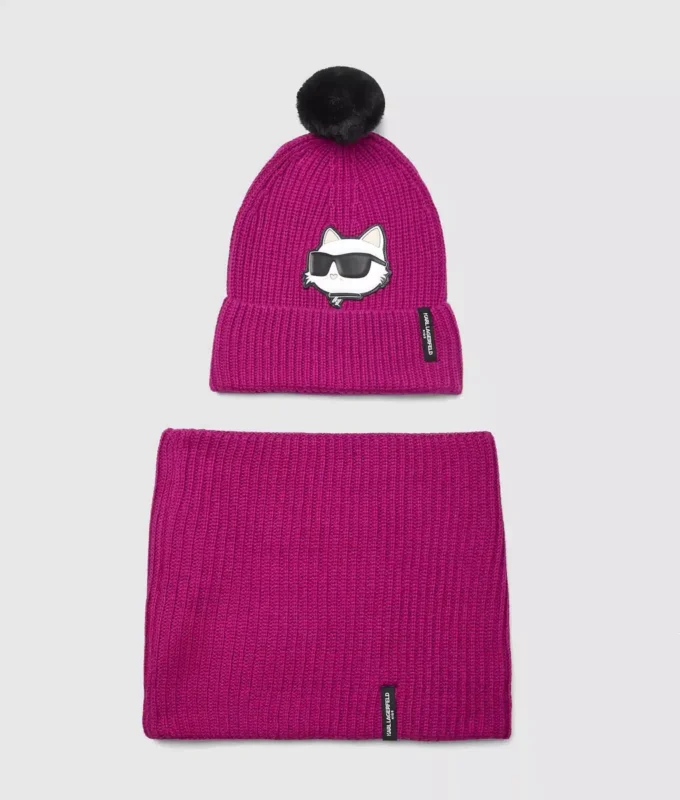 Beanie en snood cadeauset voor meisjes