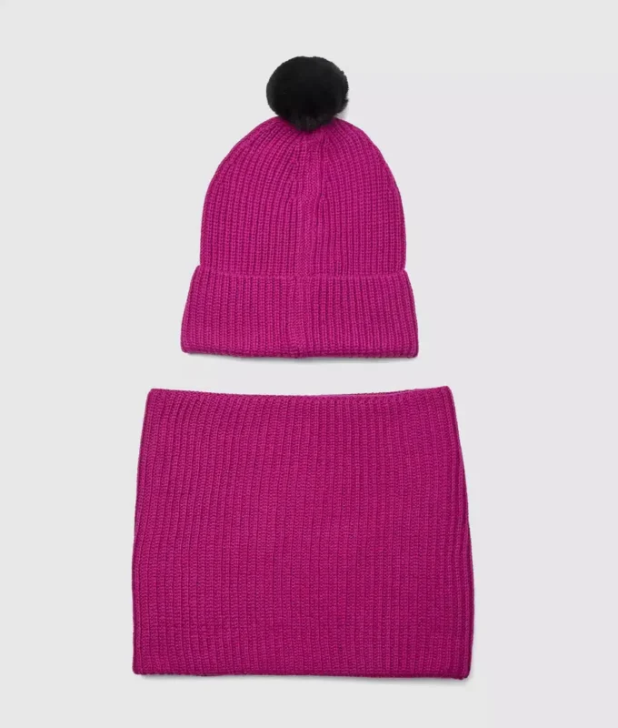 Beanie en snood cadeauset voor meisjes