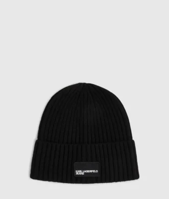 Beanie met logopatch