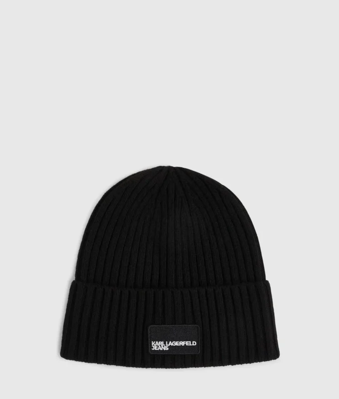 Beanie met logopatch