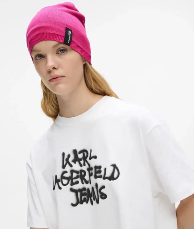 Beanie met logopatch
