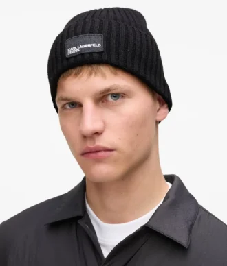 Beanie met logopatch
