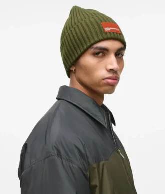 Beanie met logopatch