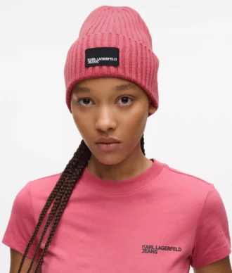 Beanie met logopatch