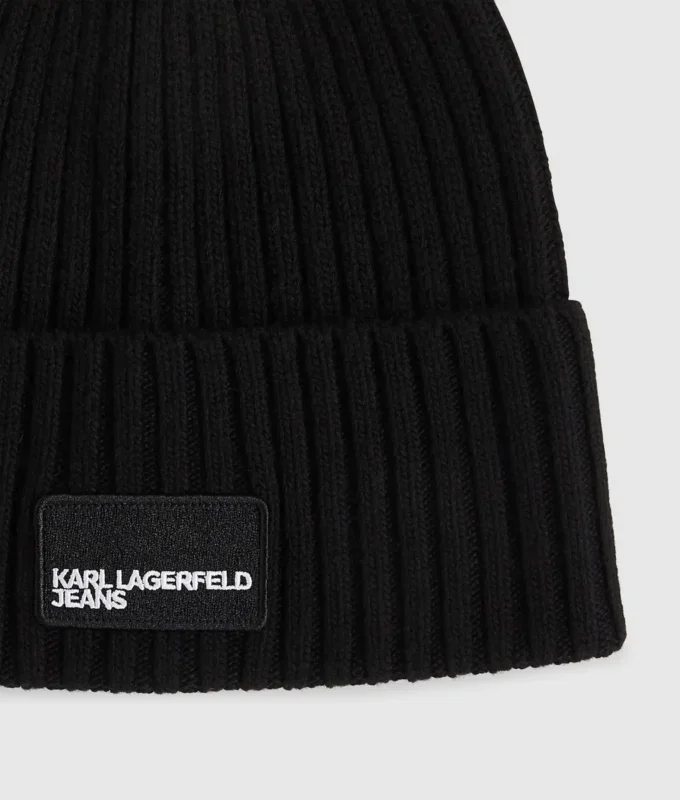 Beanie met logopatch