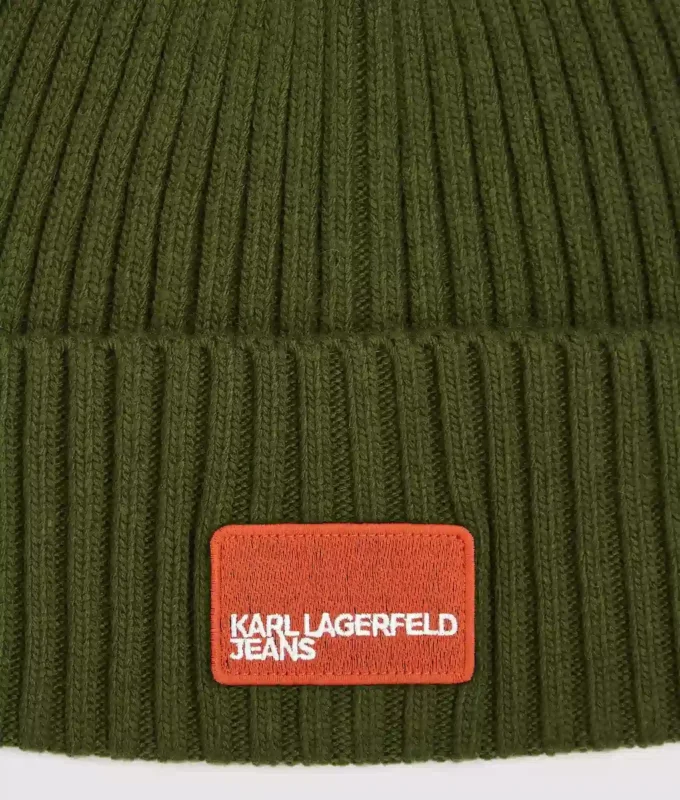 Beanie met logopatch