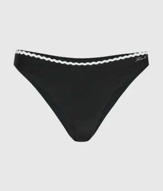 Bikini-broekje met geschulpte rand