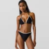 Bikini-broekje met geschulpte rand