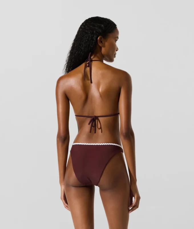 Bikini-broekje met geschulpte rand