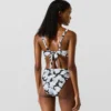 Bikinibroekje met waaierprint