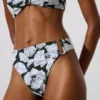 Bikinibroekje met waaierprint