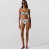 Bikinibroekje met waaierprint