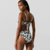 Bikinitop met waaierprint