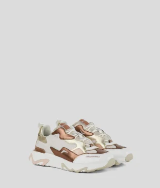 BLAZE STRIKE LEREN METALLISCHE SNEAKERS
