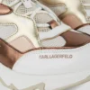 BLAZE STRIKE LEREN METALLISCHE SNEAKERS