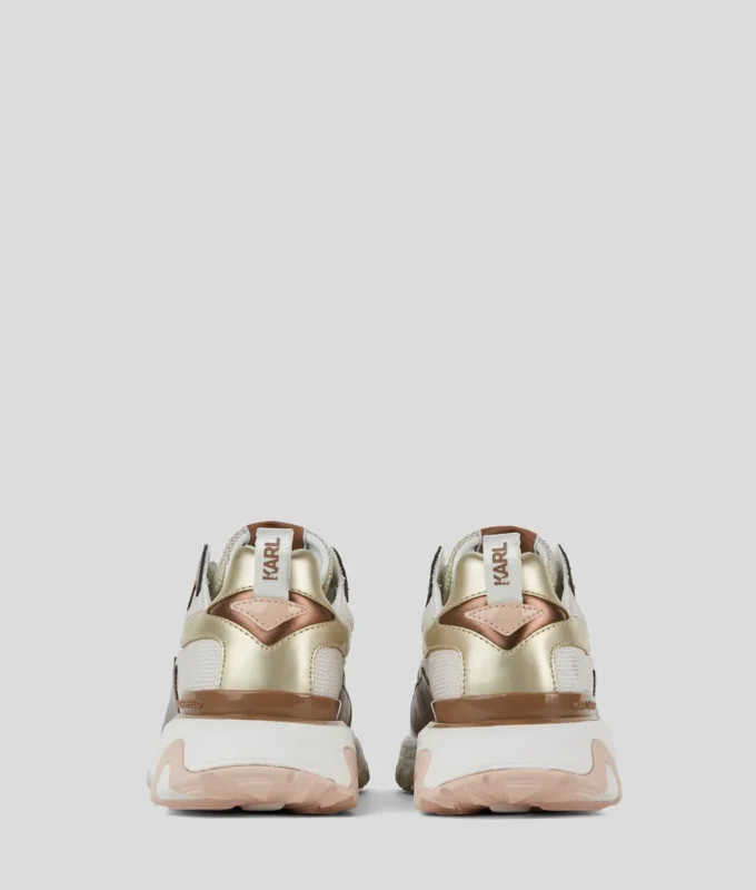 BLAZE STRIKE LEREN METALLISCHE SNEAKERS