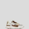 BLAZE STRIKE LEREN METALLISCHE SNEAKERS