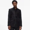 Blazer met hoge kraag