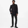 Blazer met hoge kraag