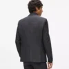 Blazer met satijnen kraag
