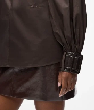Blouse met ballonmouwen