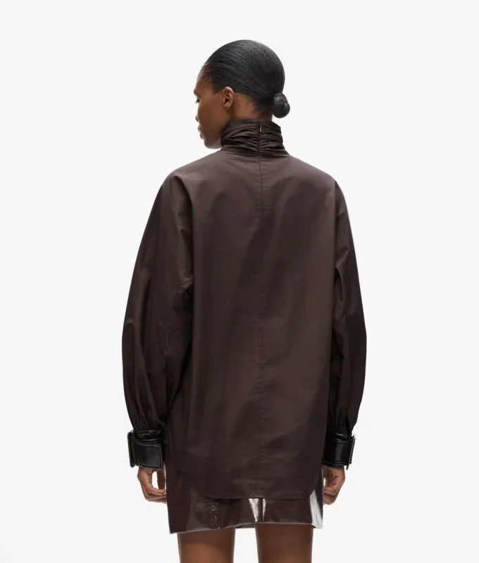Blouse met ballonmouwen