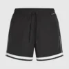 Boardshorts met contrasterende biezen