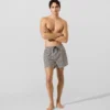 Boardshorts met dambordpatroon