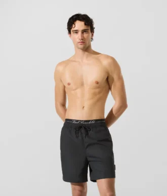 Boardshorts met dubbele tailleband