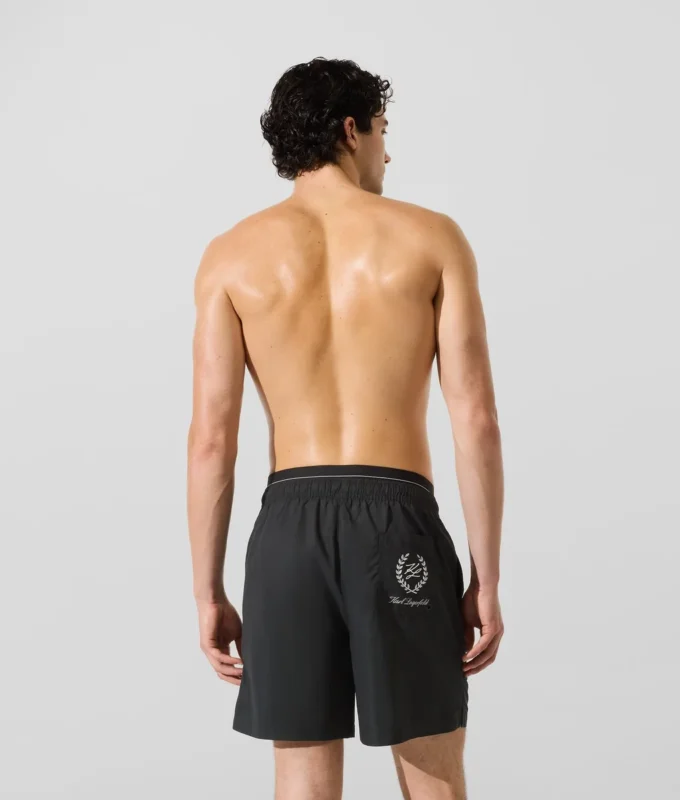 Boardshorts met dubbele tailleband