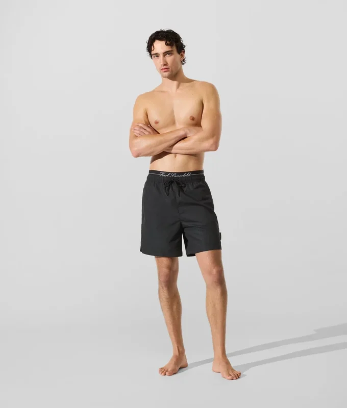Boardshorts met dubbele tailleband