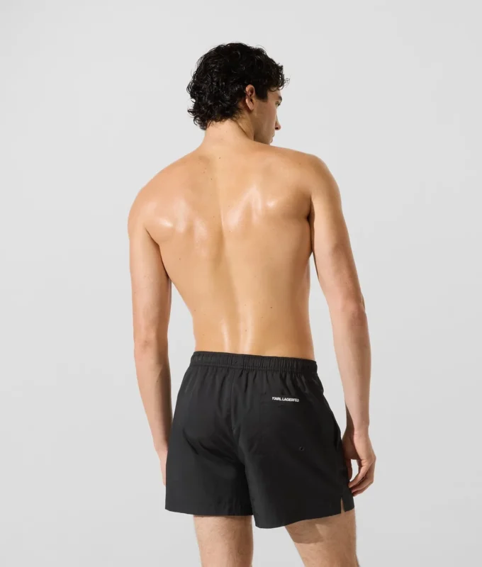 Boardshorts met Monogram-pin