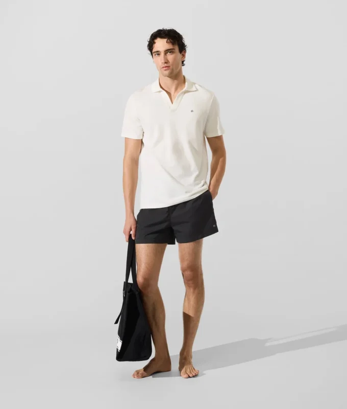Boardshorts met Monogram-pin