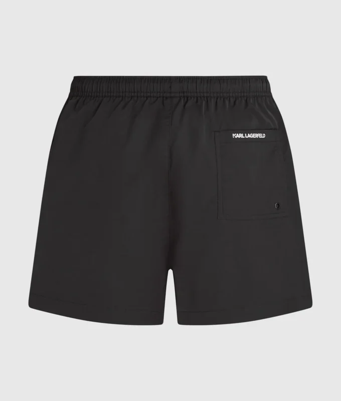 Boardshorts met Monogram-pin