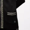 Bouclé-detail vest
