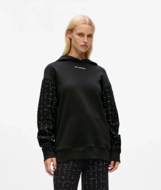 Bouclé hoodie