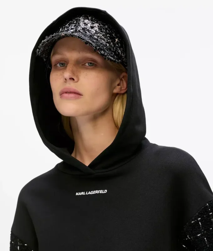 Bouclé hoodie