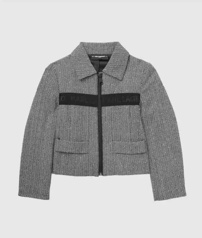 Bouclé jasje voor meisjes
